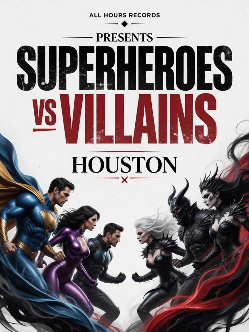  Superheroes vs Villains- Houston