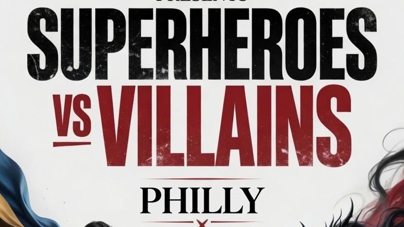 SUPERHEROES VS VILLAINS- PHILLY