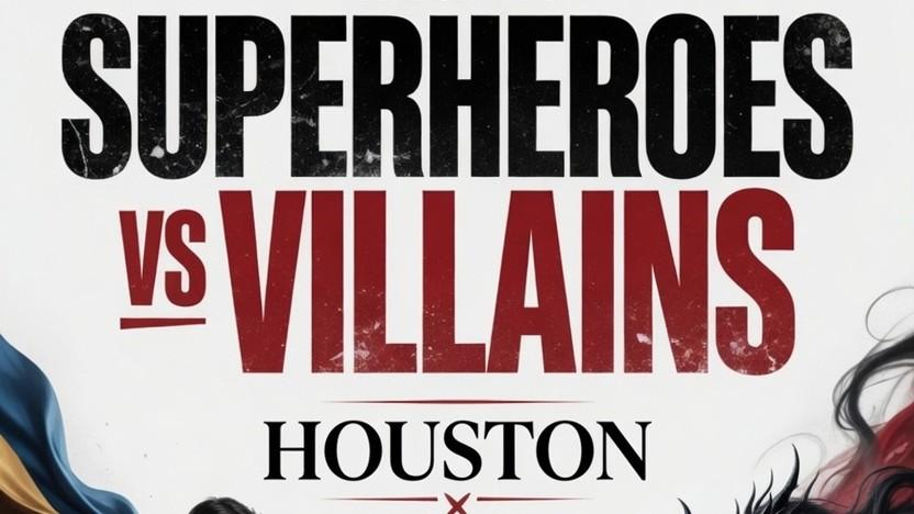Superheroes vs Villains- Houston